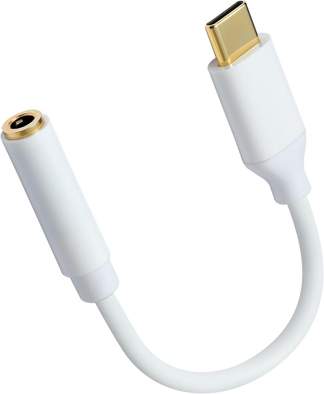 USB C to 3.5Mm Female Headphone Jack Adapter, Type C to Aux Audio Dongle Cable C gallery