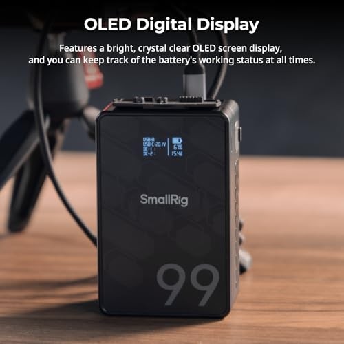 V Mount Battery, 99Wh / 6800mAh V Mount Battery with 65W Output, 2.5H VB99SE gallery