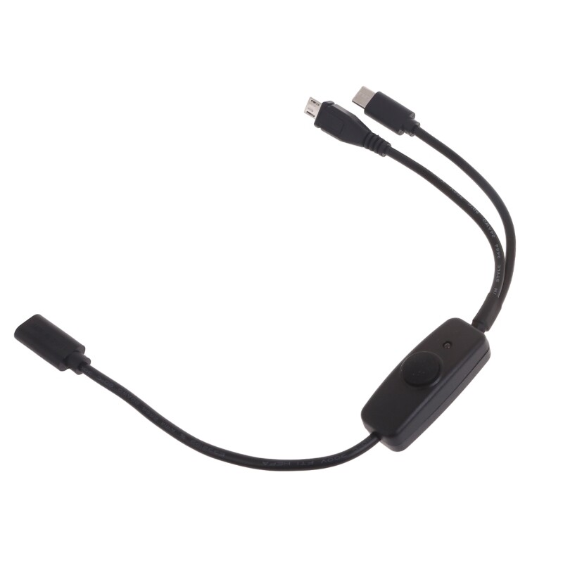 2-in-1 USB C To Micro USB Type C Cable For Mobile Phone Multi Charging Wire gallery