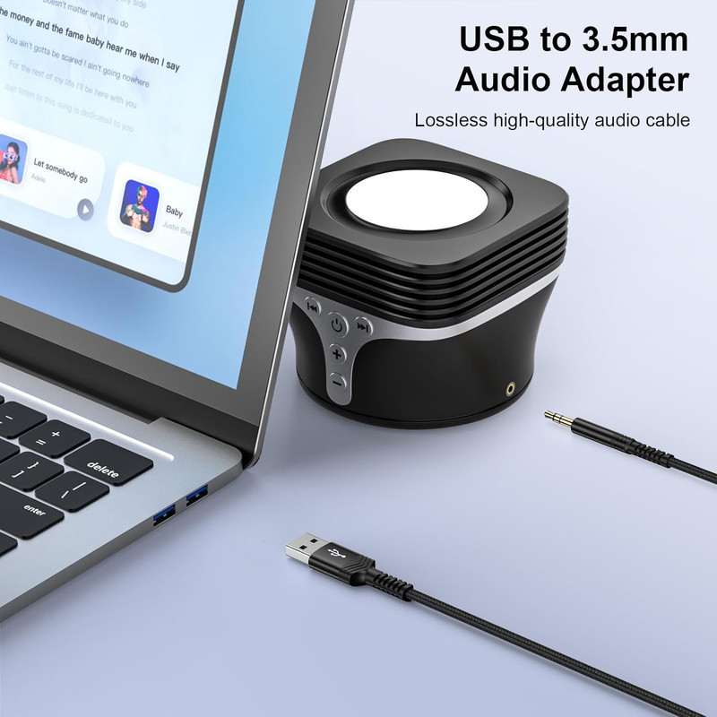 USB to 3.5Mm Aux Audio Adapter,3Ft USB a Male to AUX Jack Male Audio Cable Aux C gallery