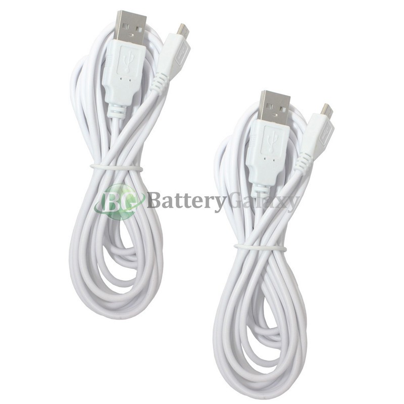 2 Micro USB 10FT Charger Cable for Android LG Optimus Zone 3 Stylo 2 Tribute 5