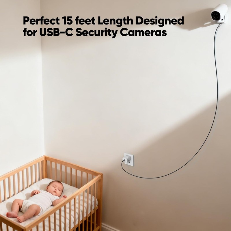Extra Long 15FT USB C Cable - Fast Charging & 480Mbps Data Transfer Convenience gallery