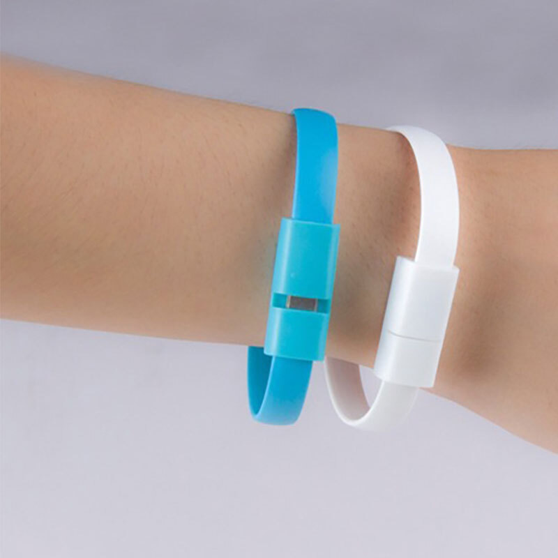 Bracelet Wrist Band USB Charging Charger Data Sync Cable Cord For iPhone/Android gallery