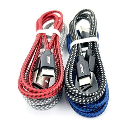 50-Pack USB-C Charging Cables 1m/3.3ft Nylon Braided - Compatible with iPhone 15 gallery