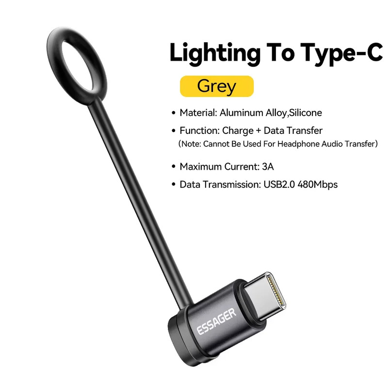 USB Type C Female to iOS Male Adapter For iPhone 14/13/12/11/XR/XS/SE