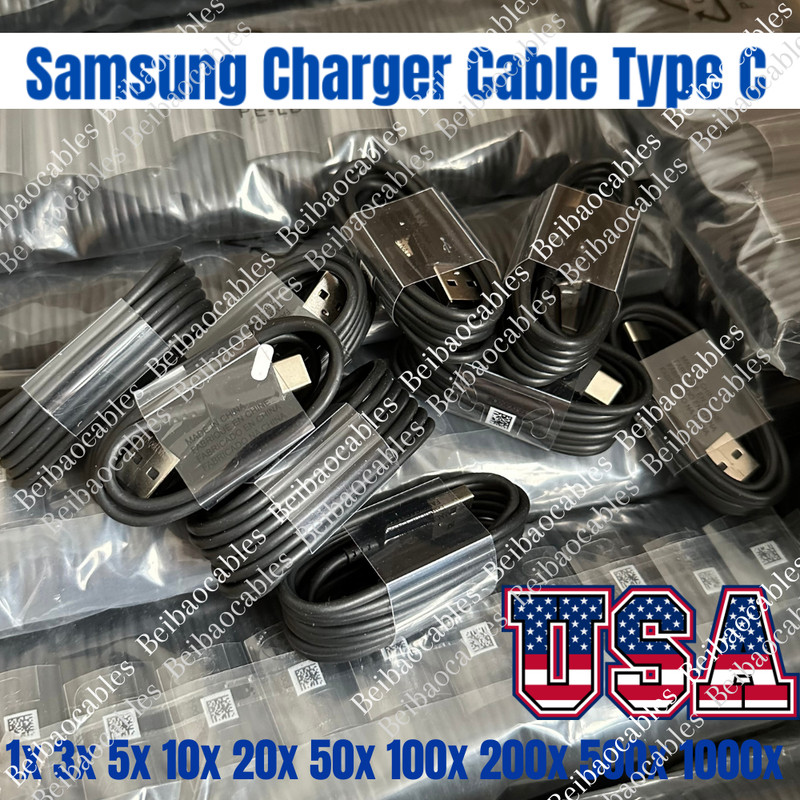 USB-C Type C Fast Charging Cable Lot For Samsung Galaxy S8 S9 S10 iPhone15 16 17