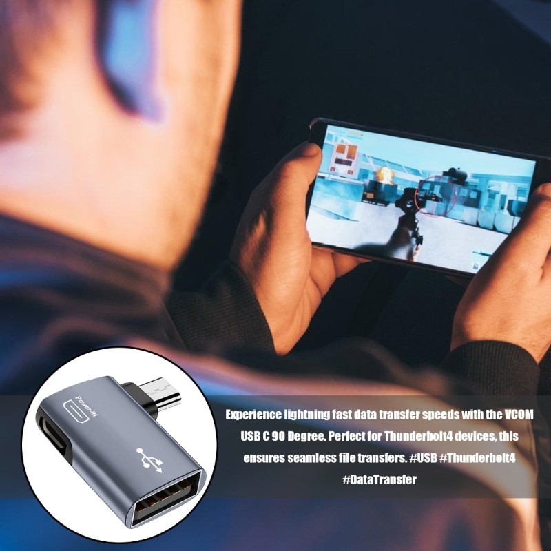 90 Degree Left /Right Angled Converters Micro USB to USB OTG Adapter for Tablets gallery