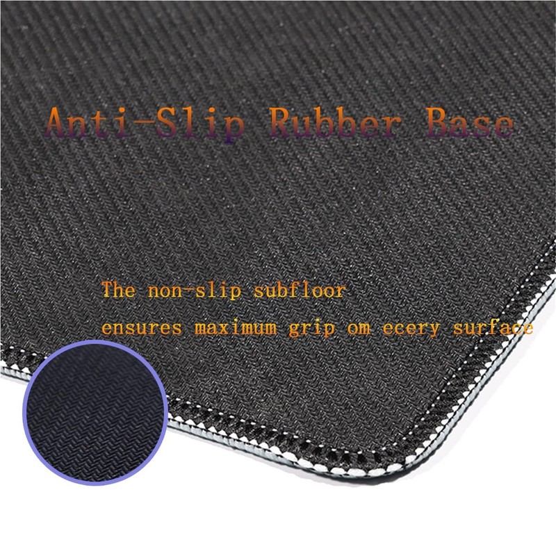 Large Gaming Mouse Pad with Stitched Edges,Non-Slip Base Desk Pad,White Wave ... gallery