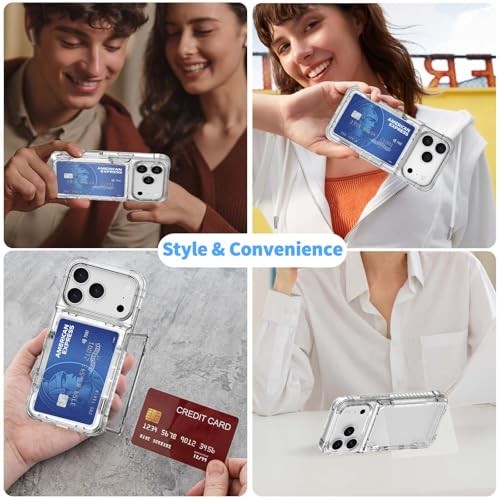 Clear Wallet Case With USB C Cable Fast Charging Set For iPhone 17 Pro Max gallery