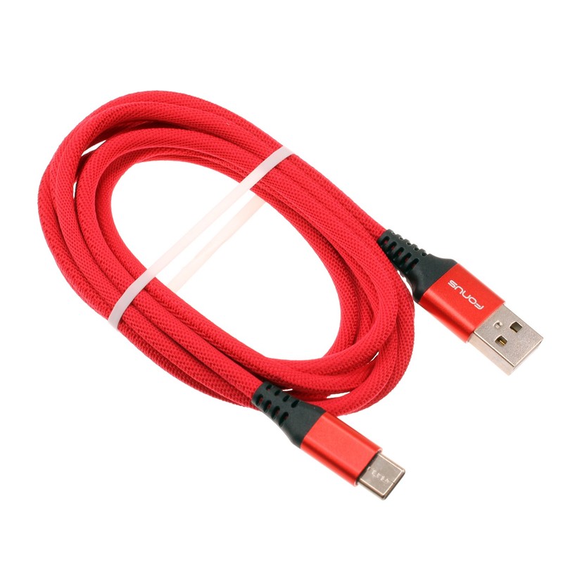 For Galaxy A05/A06/A07 – Red 6ft USB-C Cable Type-C Charger Cord Power Wire