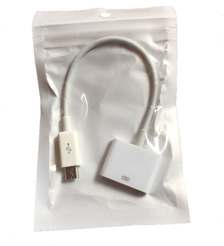 Dock 30pin Female to Micro USB Male Data Charge Adapter Cable for Ipad Iphone gallery