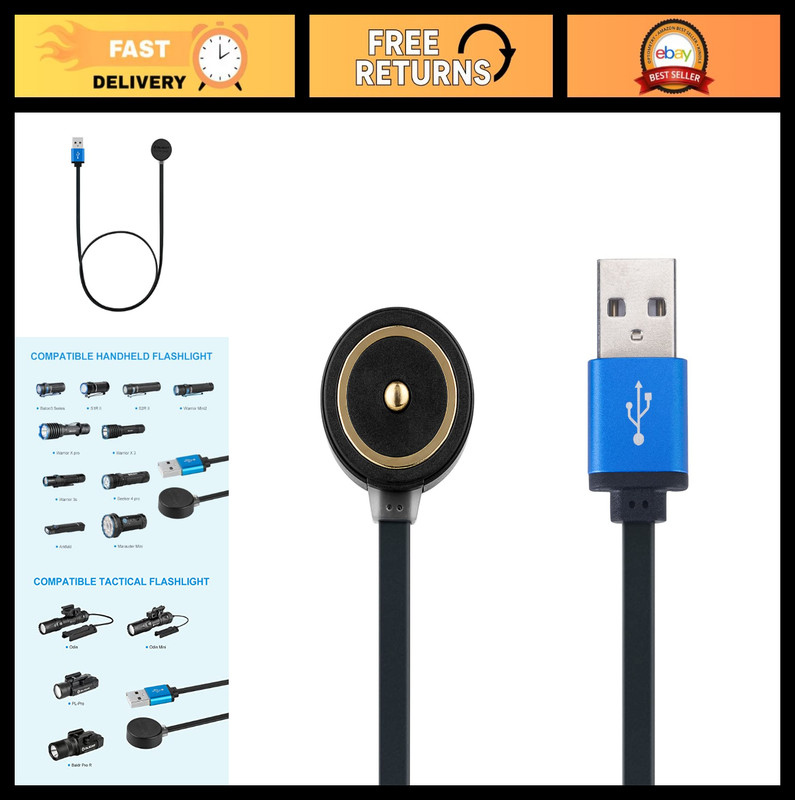 Smart Magnetic Charger Cable for Odin, PL-Mini3, Baton3, Warrior Mini2 & More