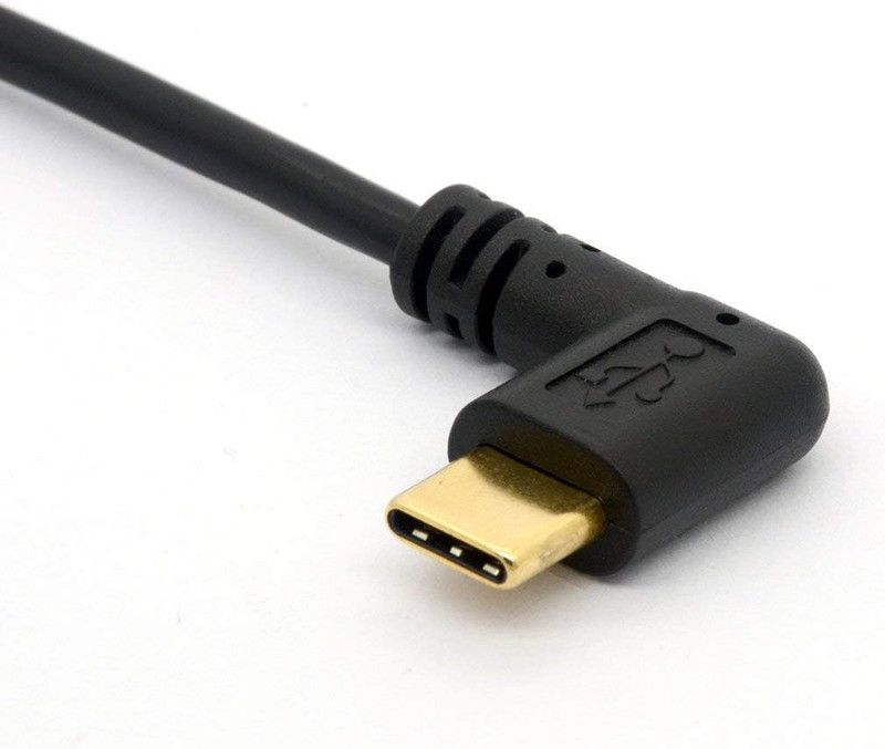 Angle USB Type C to Micro USB Cable, 90 Degree USB-C Male to Micro-B Male | gallery