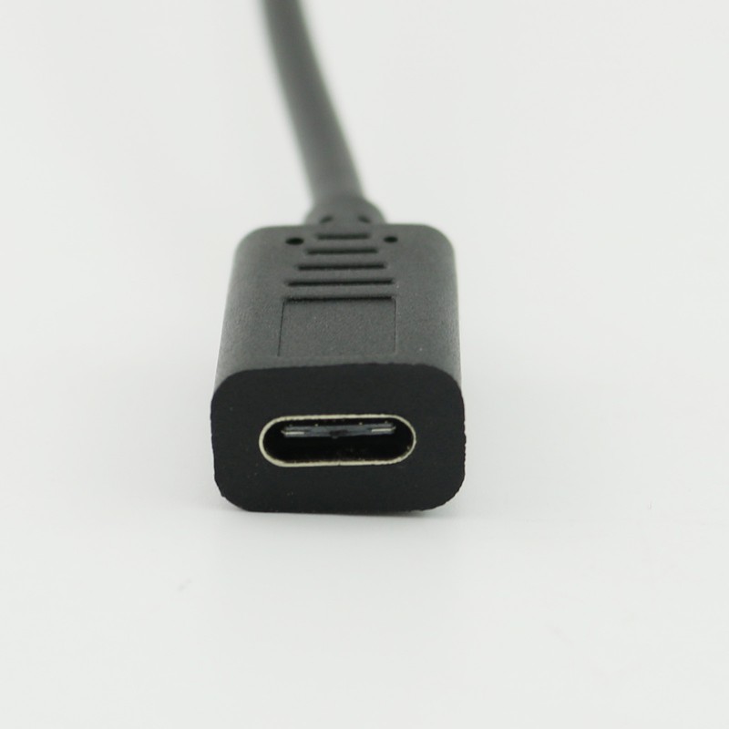 1pc USB 3.1 Type C Female to Micro Male Data Charger Adapter Connector Cable 1FT gallery