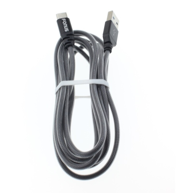Type-C 6ft USB Cable Charger Cord Power Wire USB-C Long Mesh Braided for Tablets