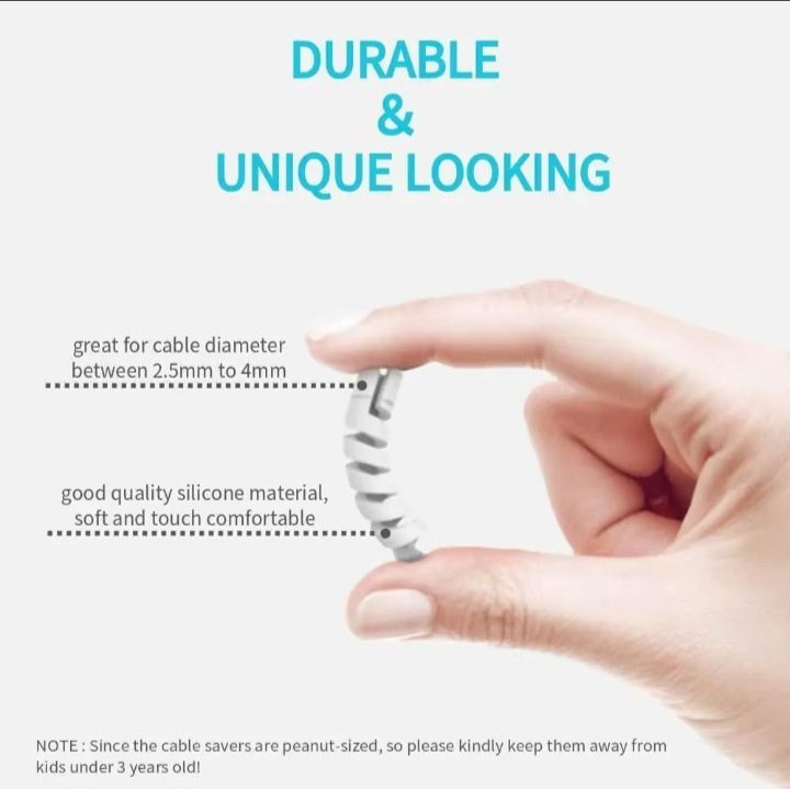 6pcs Cable Protector Charger Saver USB Cord Anti Break Phone Wire Guard gallery