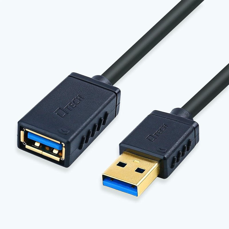 Gold Plated USB 3.0 Extension Cable 3 Feet Type A Male To Female Port Black gallery