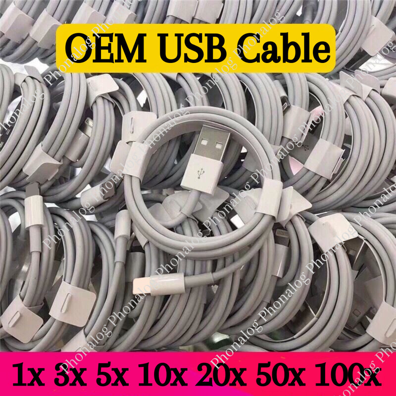 100X Bulk Lot USB Fast Charger Cable For iPhone 14 13 12 11 Pro 8 Charging Cord