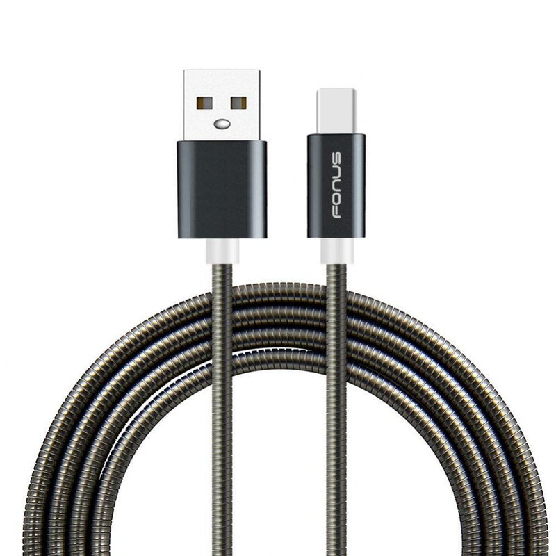 For Samsung Galaxy S10 - METAL BRAIDED USB CABLE CHARGE POWER SYNC TYPE-C WIRE