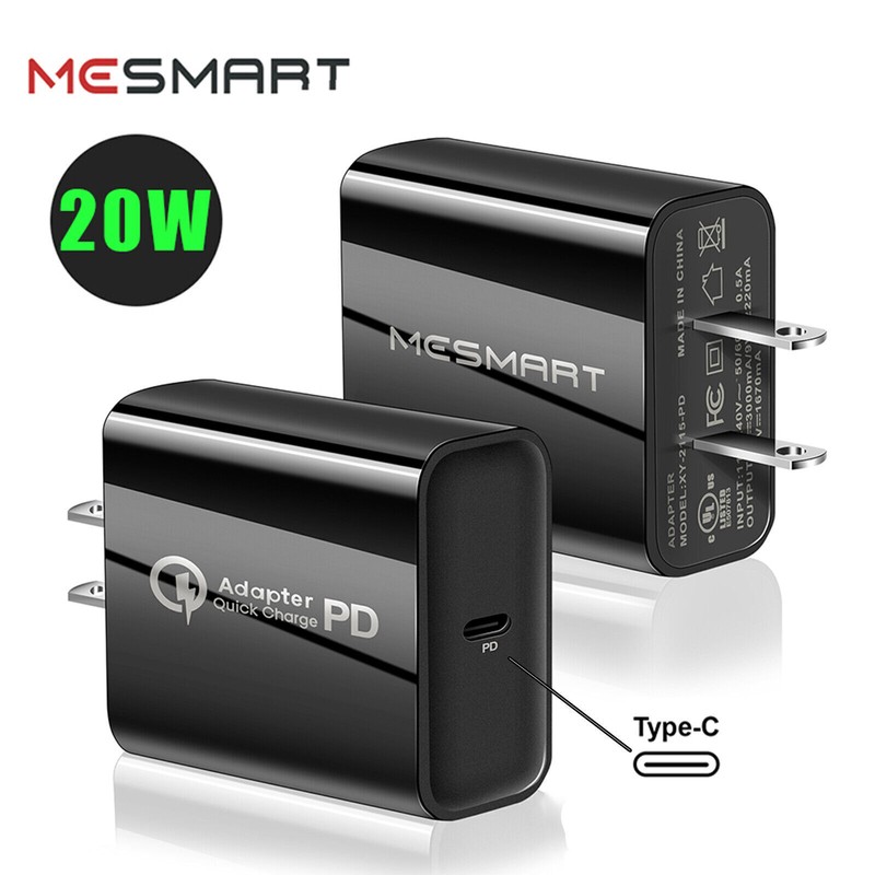 PD20W Fast Charger Block USB Type C Wall Power Adapter For iPhone 15 14 13 12 11