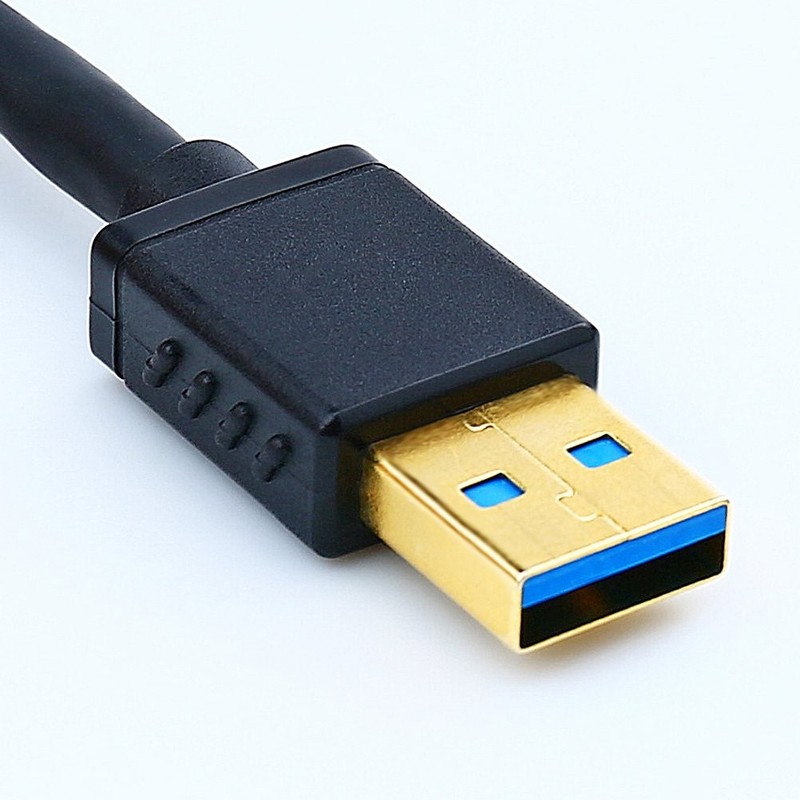 Gold Plated USB 3.0 Extension Cable 3 Feet Type A Male To Female Port Black gallery