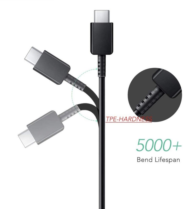 10PK type-C Fast Charging USB-C cable For OEM Samsung Galaxy S8 S9+ S10 N8 N9 BK gallery