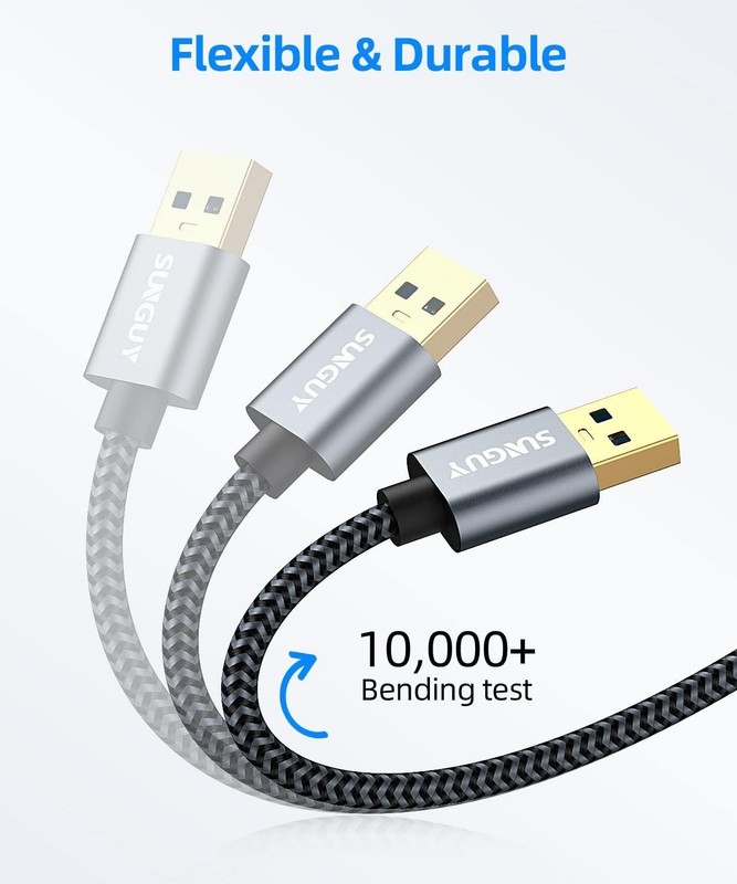 Universal Micro USB 3.0 Cable 0.5FT - Compatible with Galaxy S5, Cameras gallery