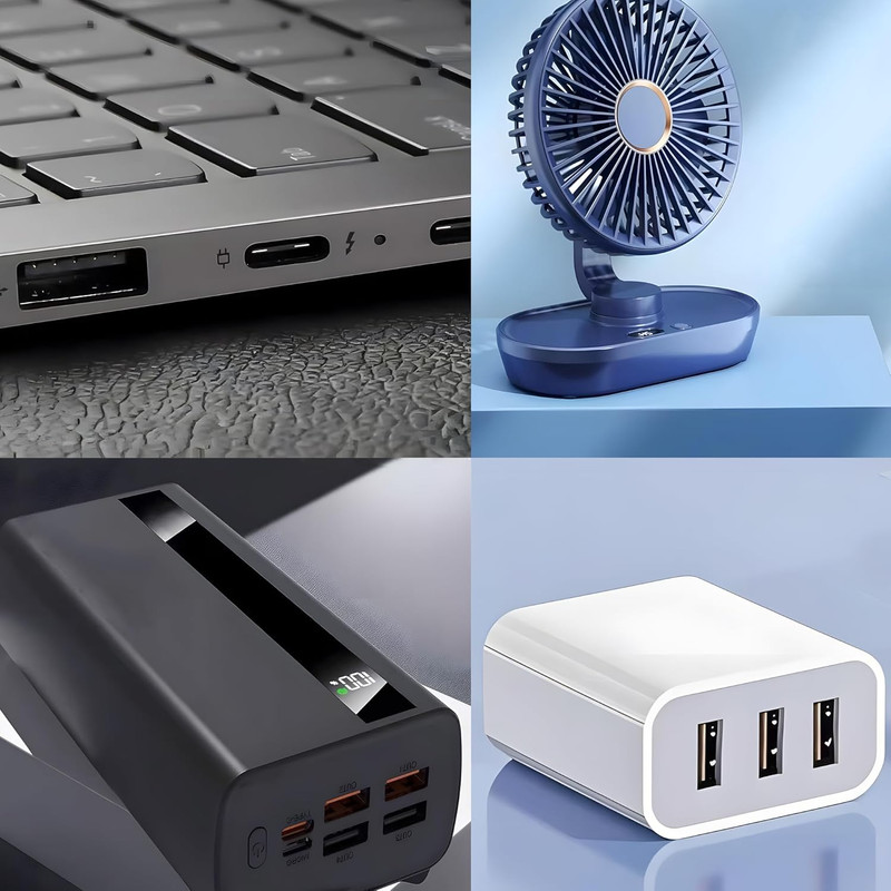 USB 2.0 to Bare Wire Cable, 0.3M USB-A Male to 2-Pin Open End Pigtail, 24AWG 5V gallery