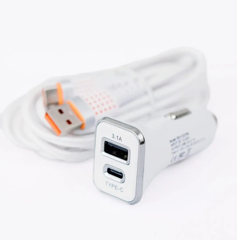 Wholesale Lot Pack of 12 2 in 1 Type C 6Ft Cable and USB Type C Car Charger gallery