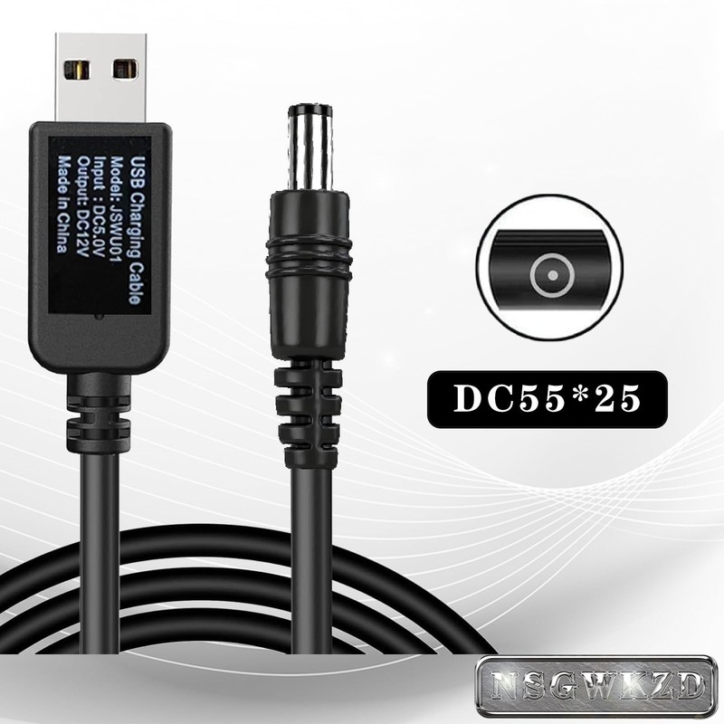USB 5V to DC 12V Voltage Step Up Converter Boost Cable for Powering Baby Car ... gallery