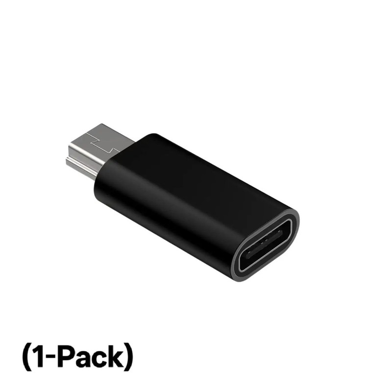1 x USB C to Mini USB Adapter, Type C Female to Mini USB Male Convert Connector gallery
