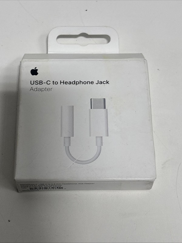 OEM Apple USB-C to 3.5mm Headphone Jack Adapter MW2Q3AM/A New Open Box