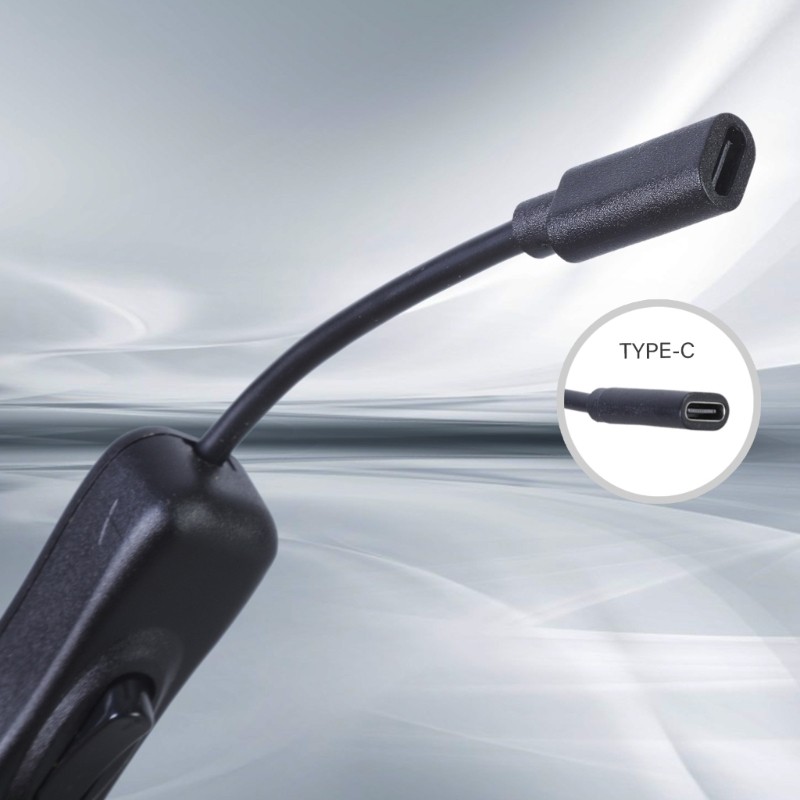22cm USB C Extension Cable Female to Female Adapter Cord for Type C Phones Fan gallery