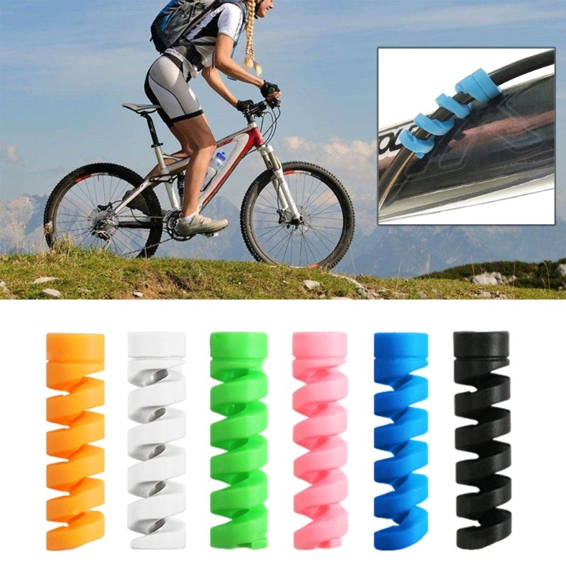 30Pcs Silicone Flexible Wire Protector Spirals Cable Protector Sleeve Wire Saver gallery