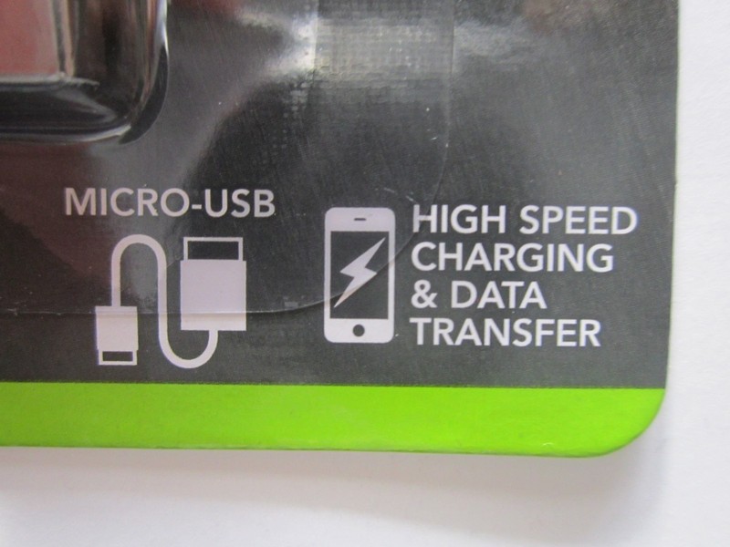 E-Circuit 2.1 AMP 28 In. Micro USB Cable Retractable Cord Charge Data Pkg New! gallery