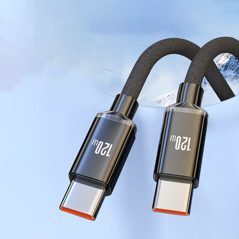 USB-C to USB-C Ultra-Fast Charging Cable (Braided) Dual Type-C 0.25m 1m 1.5m 2m