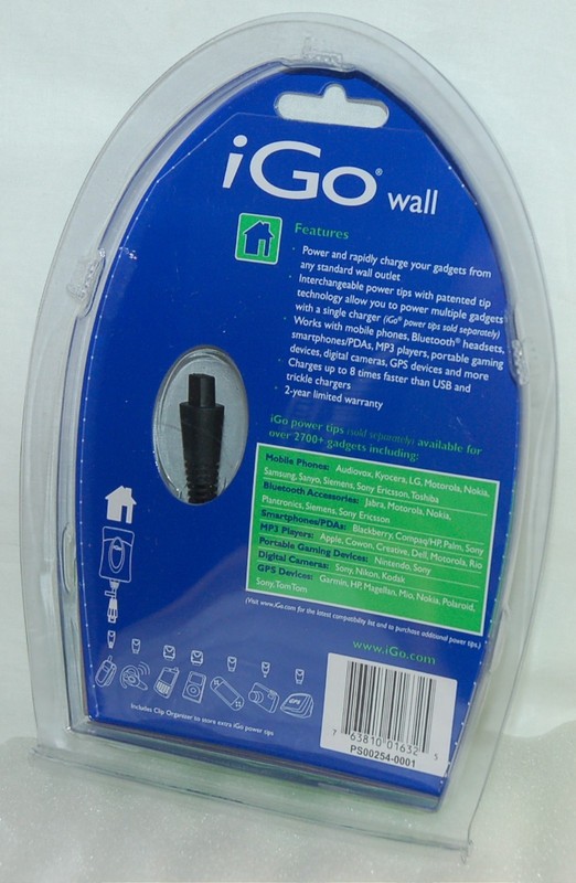 NEW iGo Universal Wall Charger Home AC Adapter Travel System cell phone GPS 5w gallery