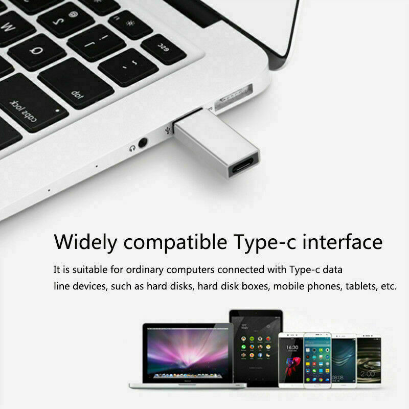 2 PACK USB C 3.1 Type C Female to USB 3.0 Type A Male Port Converter Adapter NEW gallery