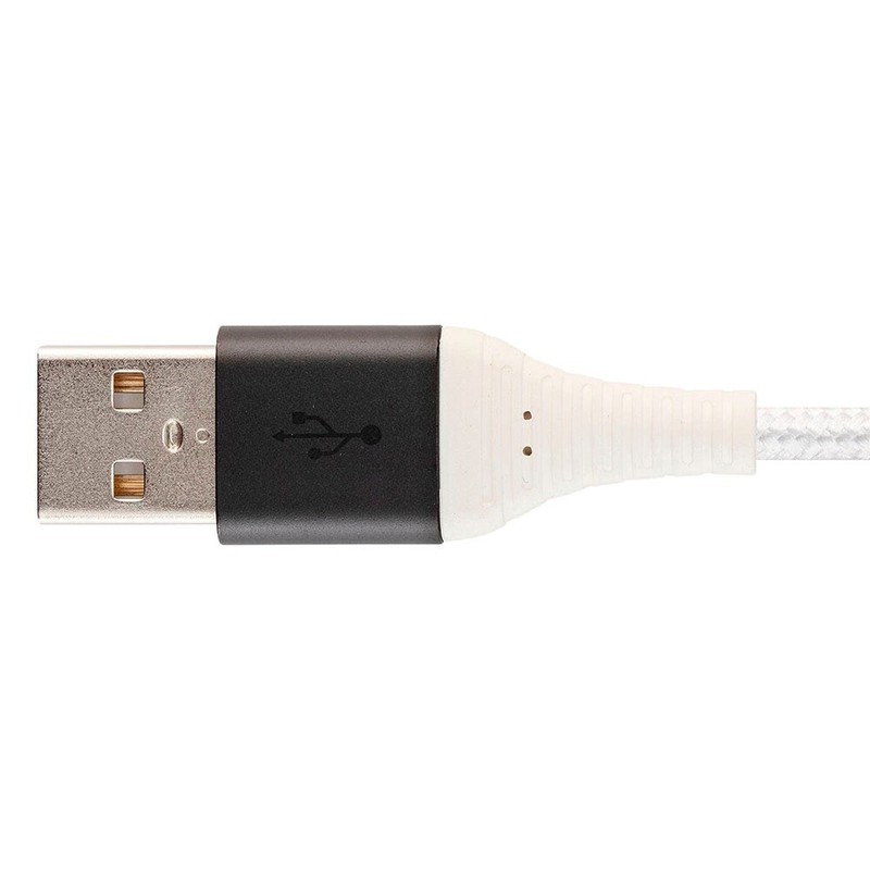 3FT USB-C 3.1 Type C to Type A Sync Data Charge Cable Reinforced Braided White gallery