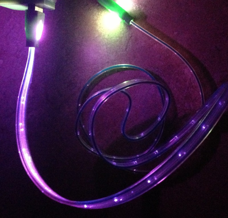 NTJ LED light-up flash power charger cable for SAMSUNG GALAXY s6+ s7 MICRO USB gallery