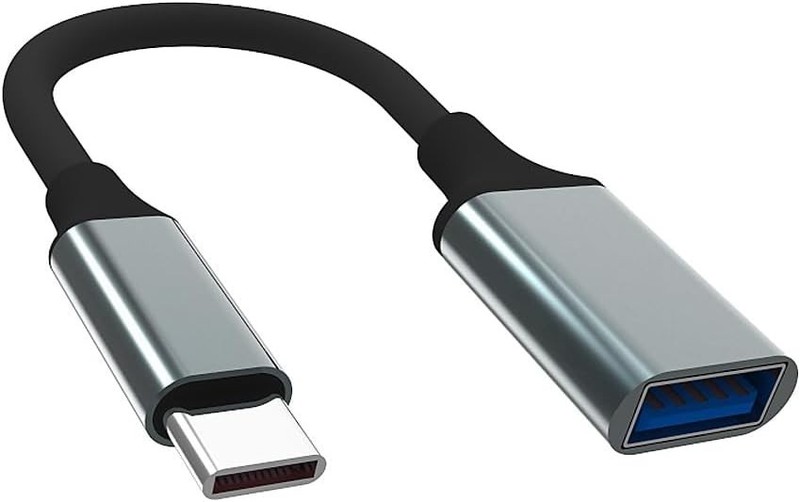 OTG Adapter for Android: Cable Android USB to C Black