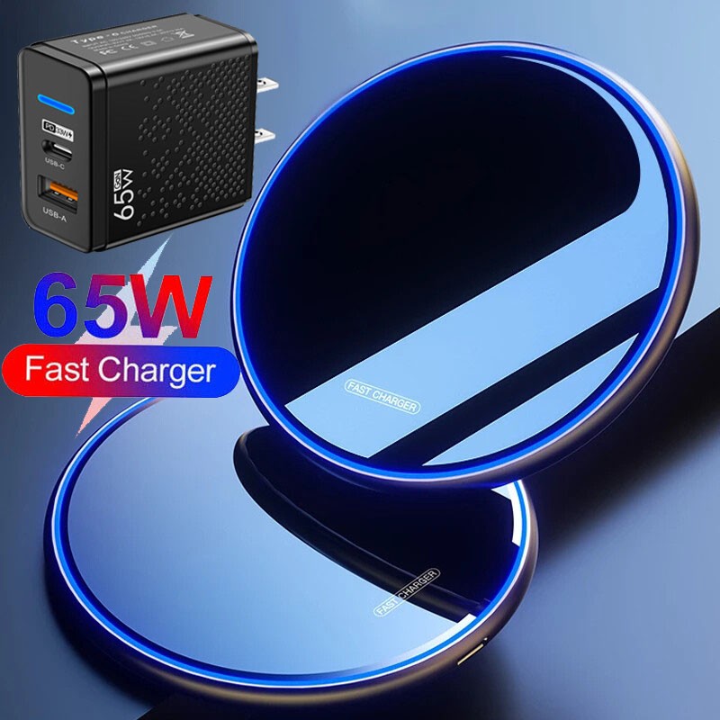 65W Wireless Fast Charger Charging Pad For Motorola Razr 50 40 G Power (2025) gallery