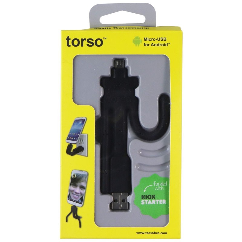 Torso Charge and Sync Micro-USB Adapter & Tripod - Black