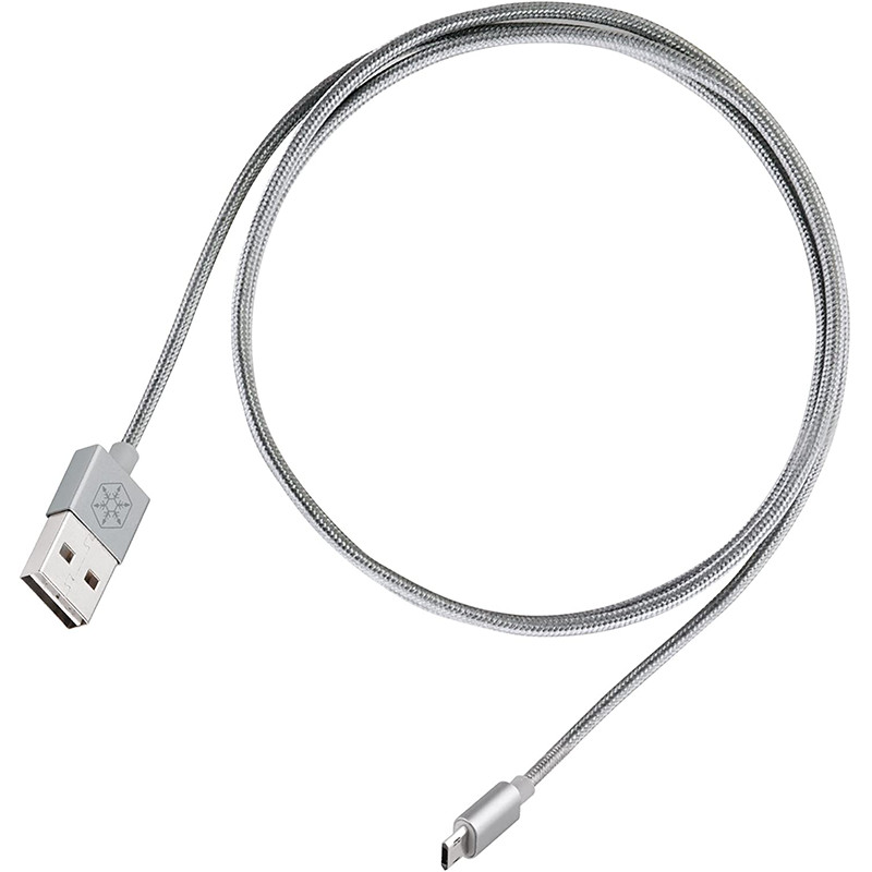 Silverstone CPU01C-500 Reversible USB-A to Reversible Micro-B Cable