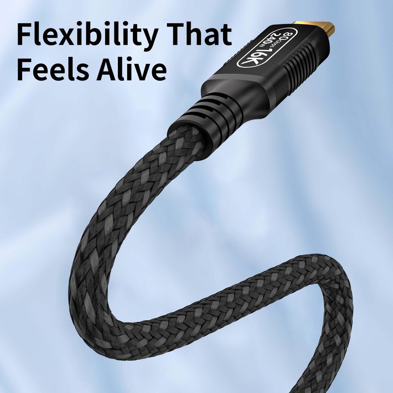 6.6ft USB C Extension Cable Compatible Thunderbolt 5 4 3 PD 240W 80Gbps 2m gallery