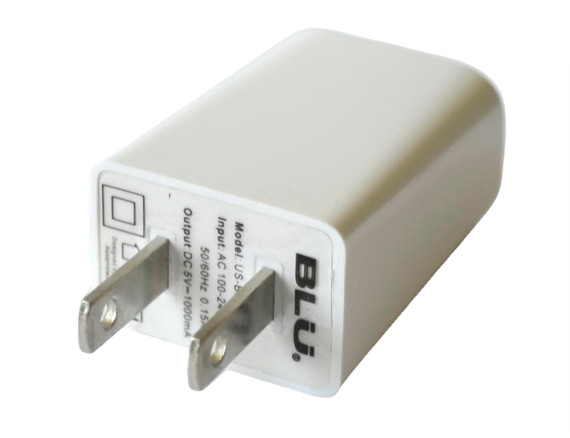 OEM BLU AC TRAVEL ADAPTER USB WALL CHARGER US-BM-1001 5V 1000mA