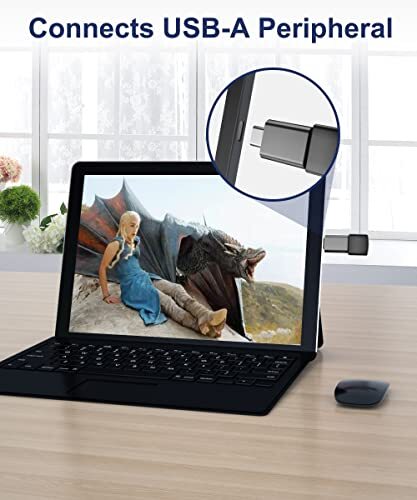 Paquete de 3 adaptadores USB C a USB A 3.0 OTG para iPhone iPad MacBook Pro gallery