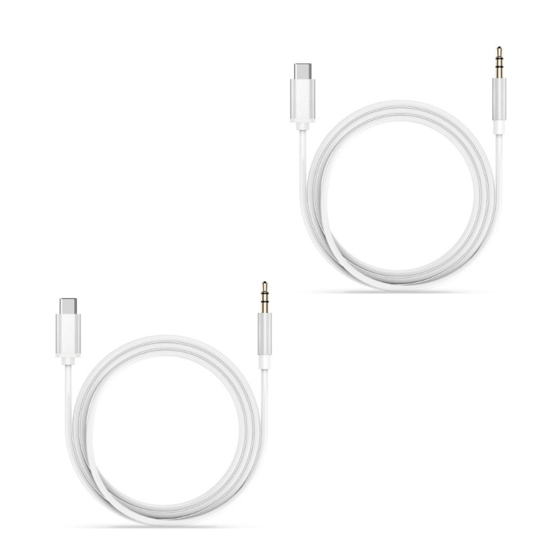 Type C To 3.5mm Headphone Jacks Audios Adapter For Mobile Device Smartphone
