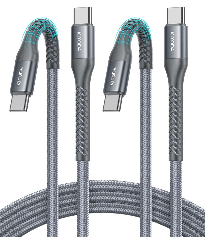USB C to C Cable 60W Fast Charging 6FT, 2Pack USB C to USB C Cable for CarPla…