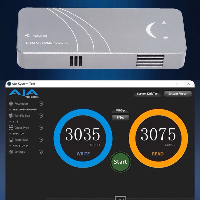 Chenyang 40Gbps USB4 to PCI-E 4.0 X4 SSD NVME NGFF M-Key Enclosure USB-C 20Gbps gallery